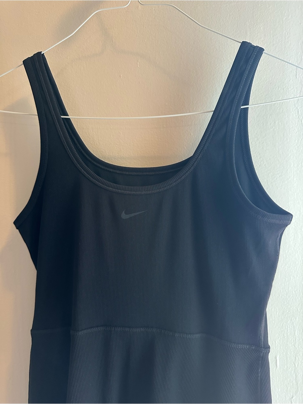 Nike Black Ribbed Midi Dress